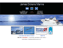 Tablet Screenshot of jamesdickensmarine.com
